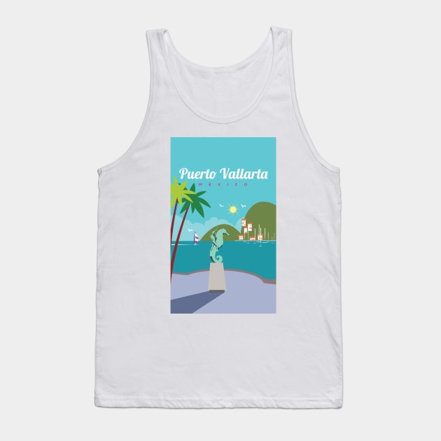 Puerto Vallarta Tank Top by Sauher